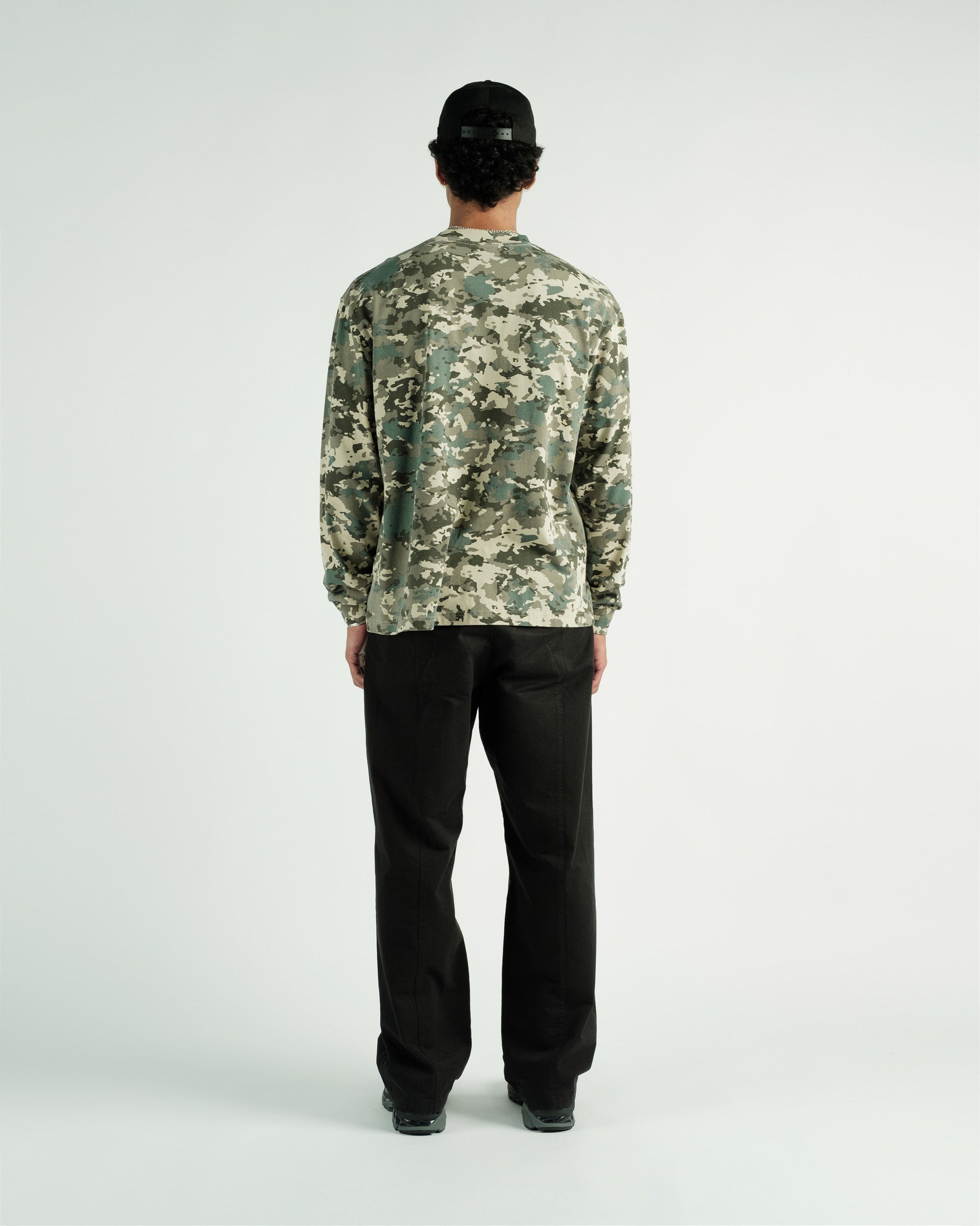 Payson Camo L/S Crew T-shirt