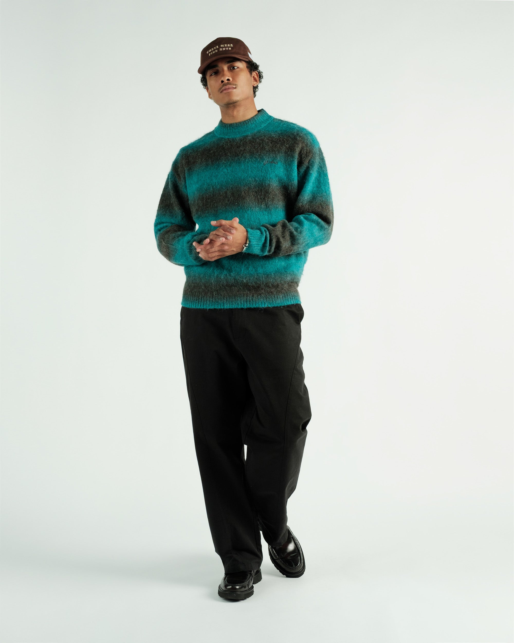 Cole Knit L/S Mockneck Mohair Sweater