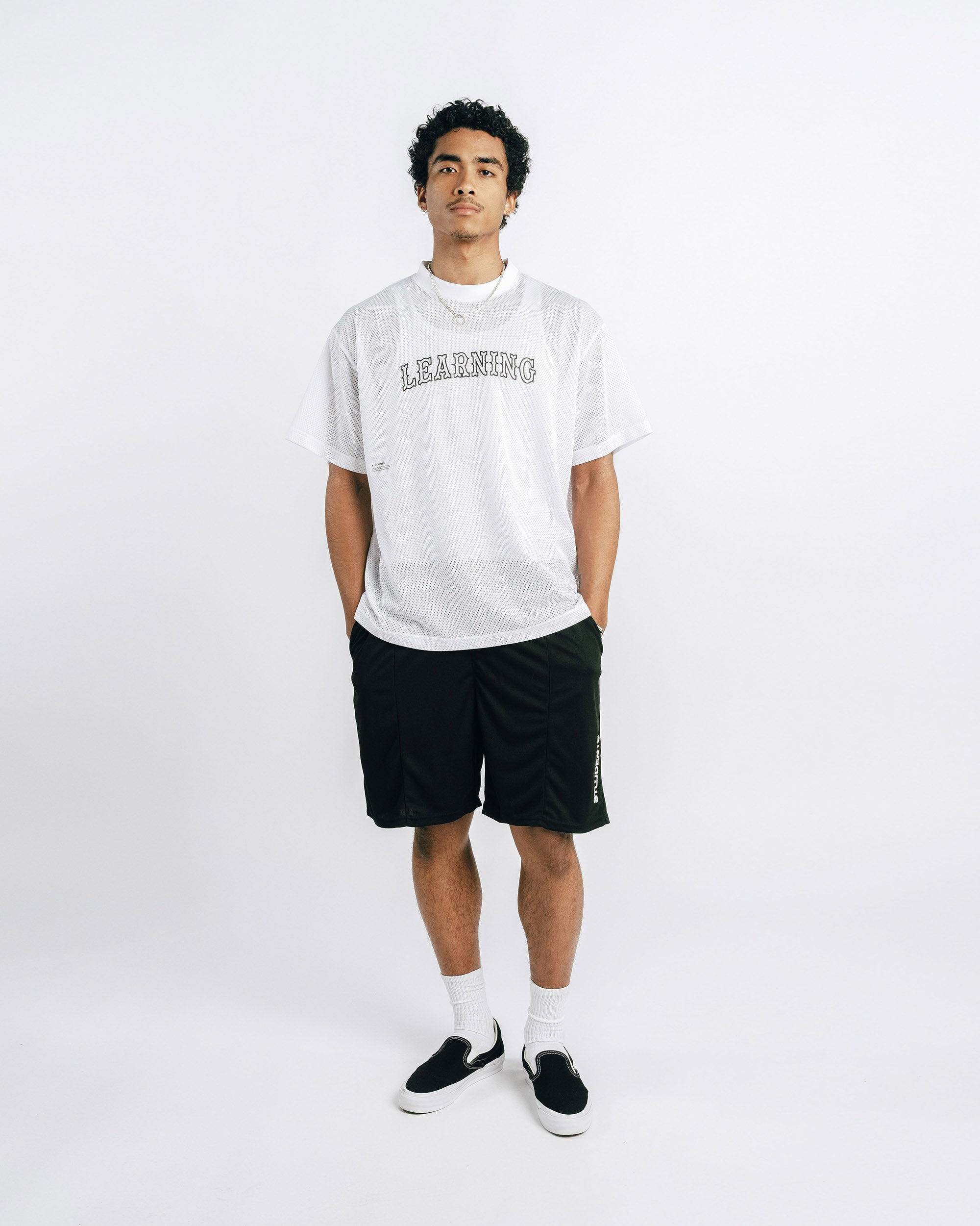 Still Learning S/S Mesh T-shirt