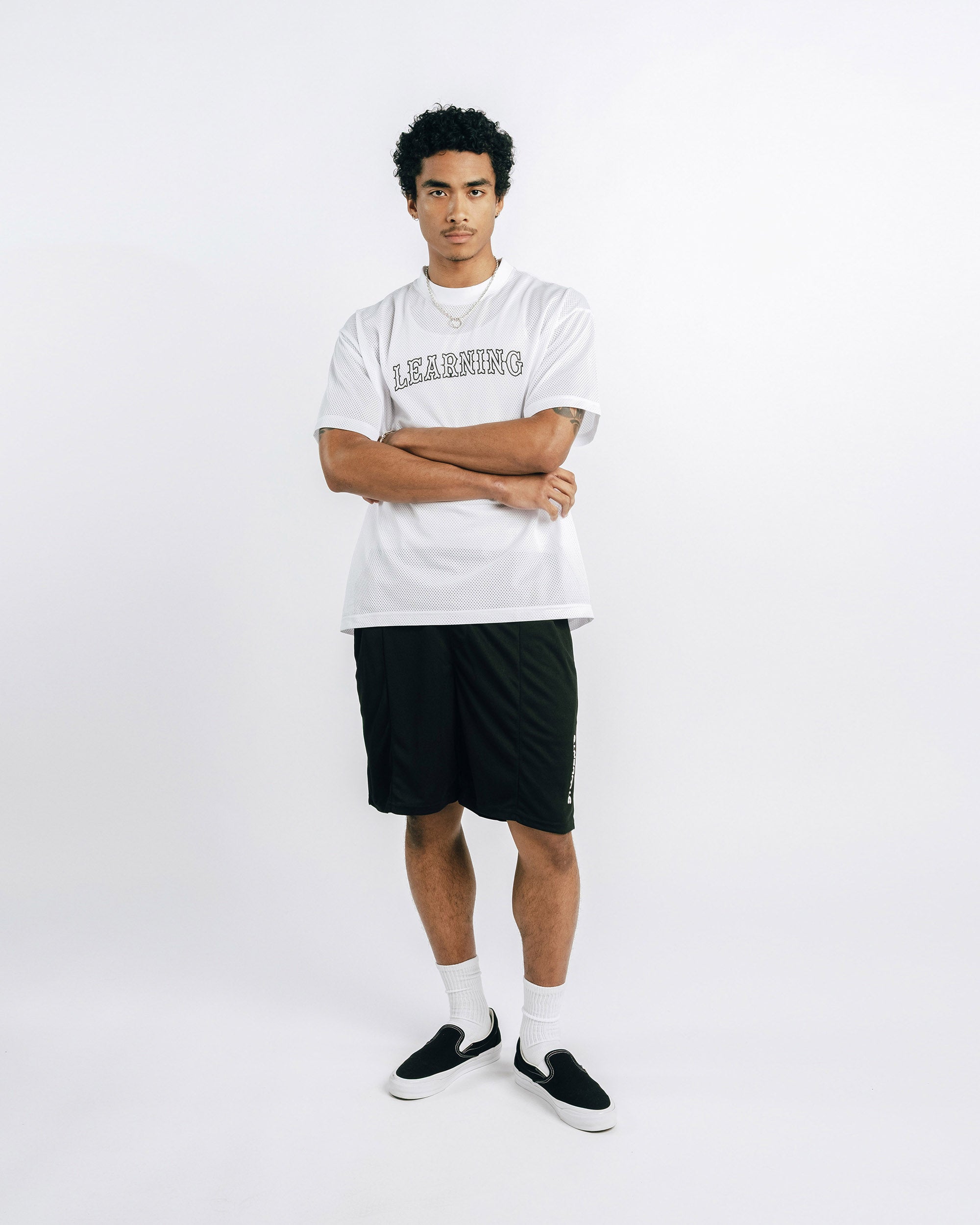 Still Learning S/S Mesh T-shirt