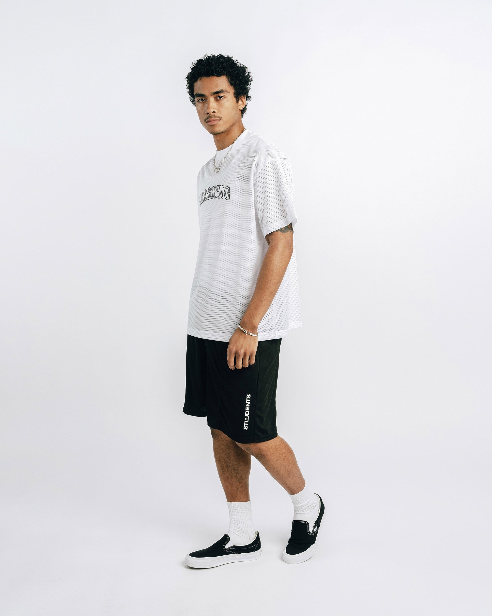 Still Learning S/S Mesh T-shirt