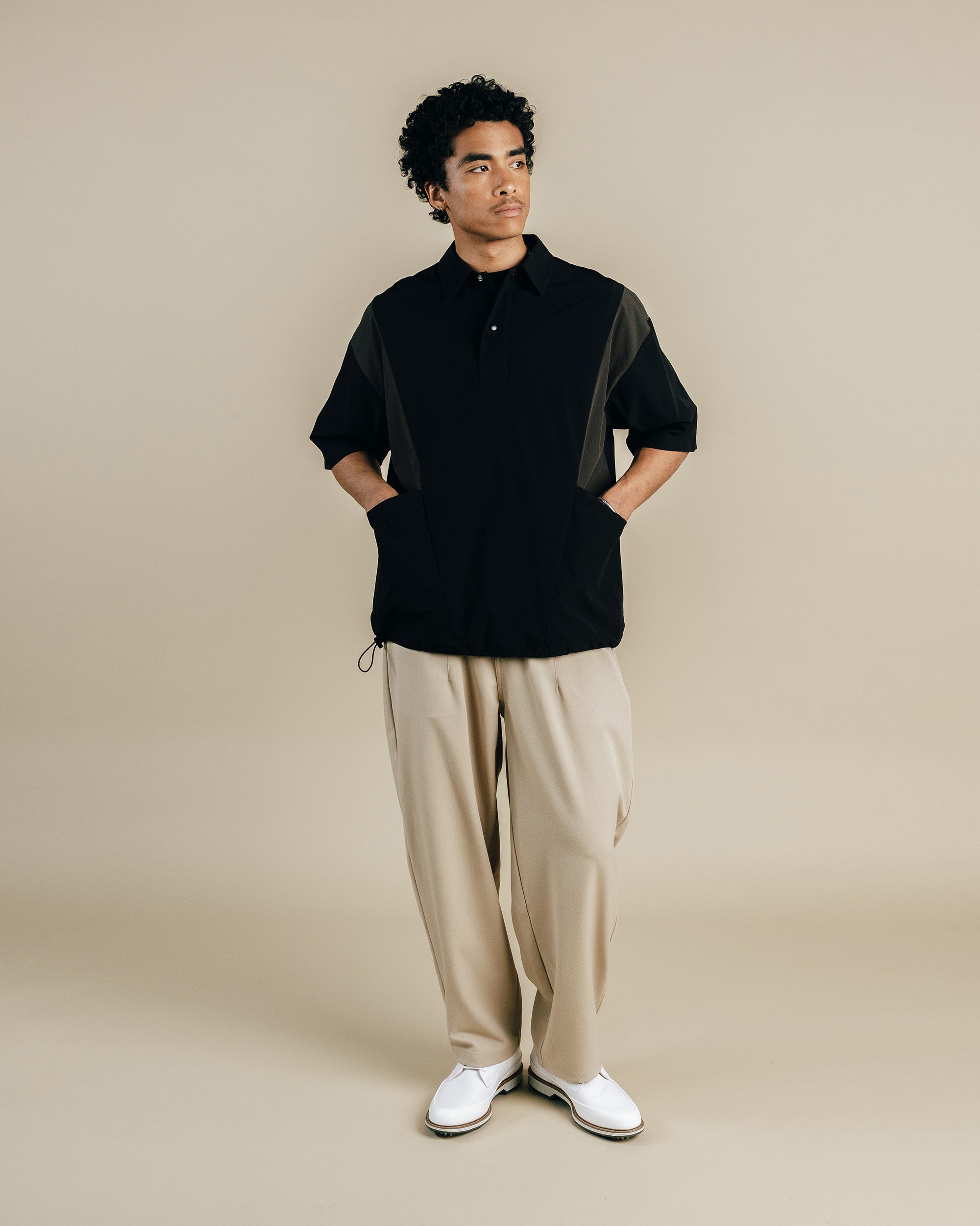 Calculus Baggy Pleated Pants