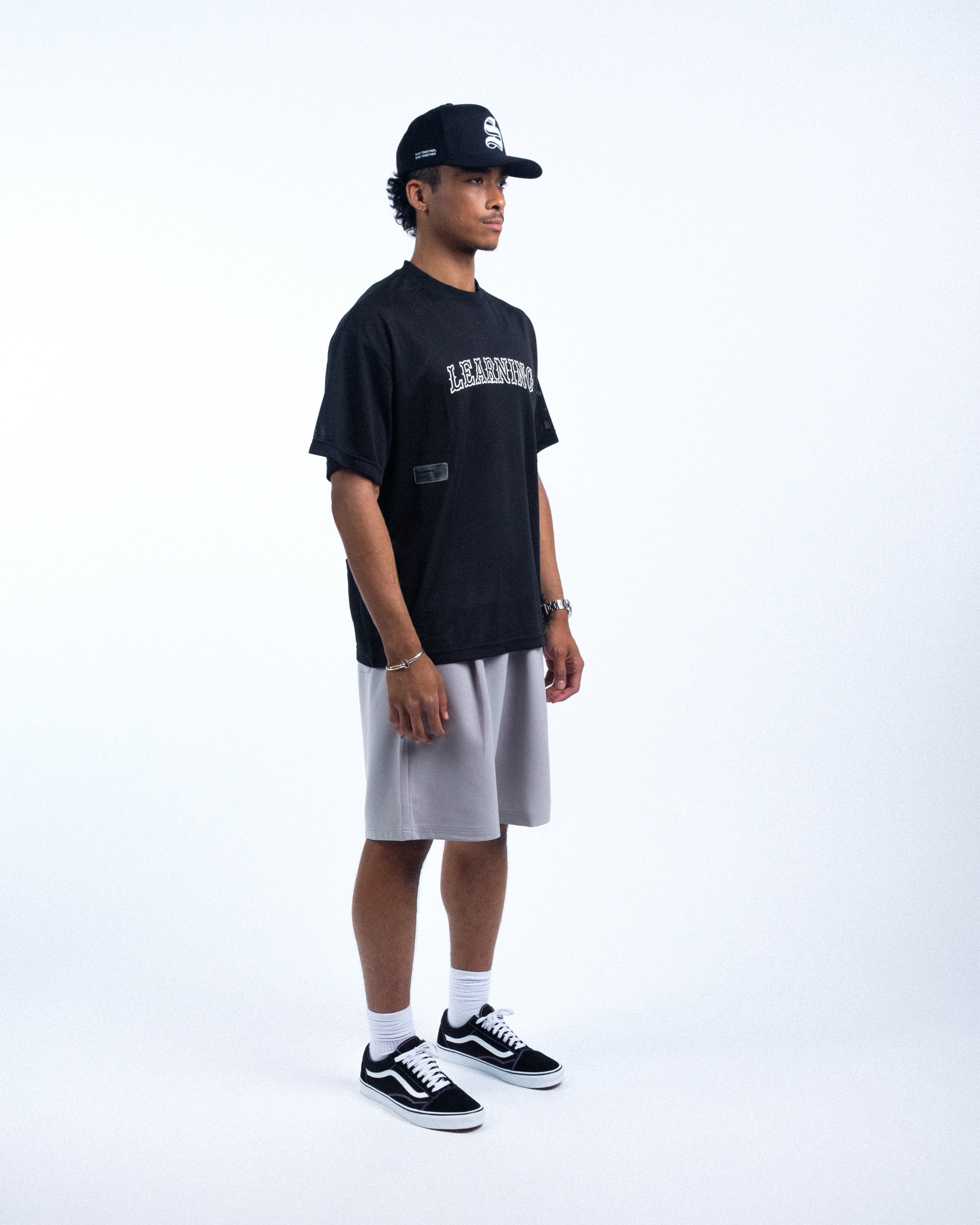 Still Learning S/S Mesh T-shirt