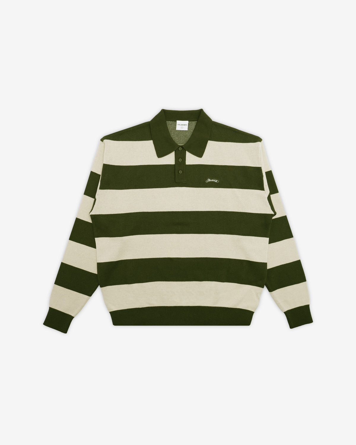 Whittier Knit LS Polo Sweater