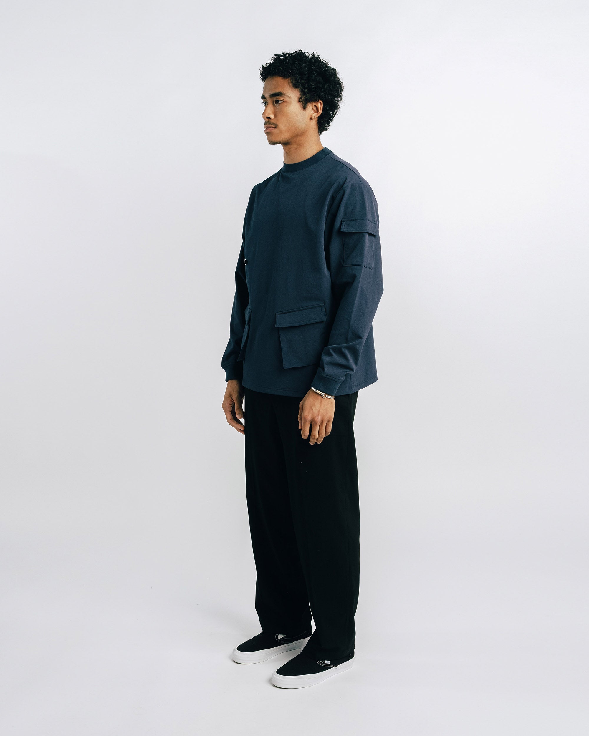 Niall Nylon Popover Jacket